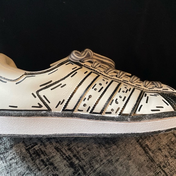 Adidas SUPERSTAR Shelltops - Custom Kix by Coop - Picture 5 of 5